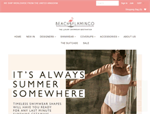 Tablet Screenshot of beachflamingo.com